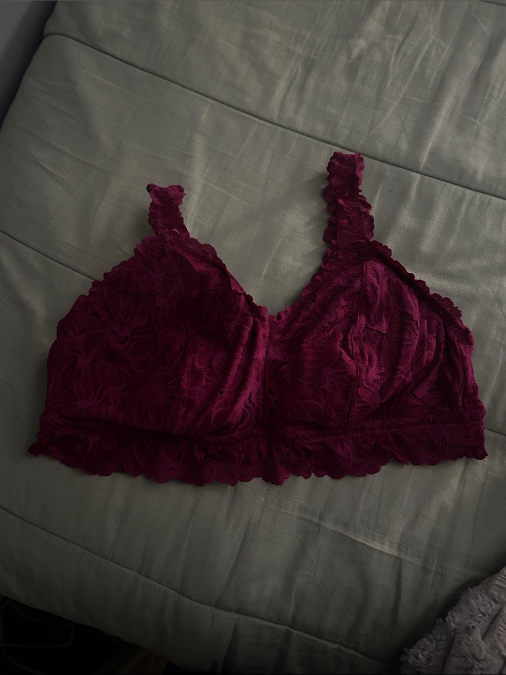 Dark Pink/Burgundy Bra